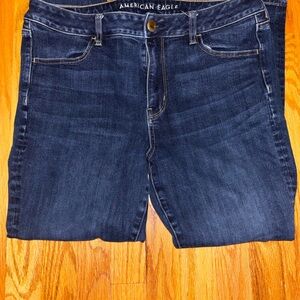 American Eagle Outfitters Women's Dark Blue Jeggings